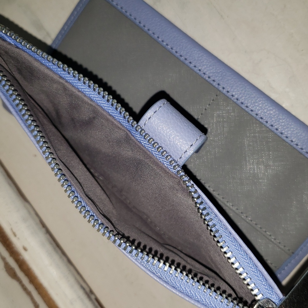 Fossil Leather Wallet Blue - Picture 7 of 8